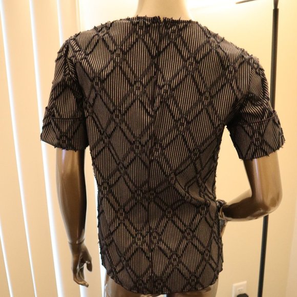 Crosby Derek Lam Short Sleeve Top Cotton/Poly New Tags $295 - Picture 5 of 9